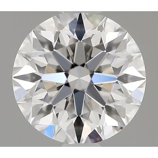 0.52 Carat Round E VS1 EX GIA Natural Diamond