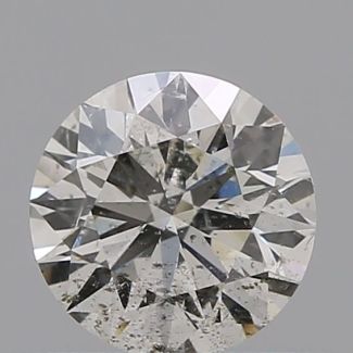 0.40 Carat Round I I2 VG GIA Natural Diamond