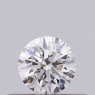 0.24 Carat Round F VVS1 EX GIA Natural Diamond