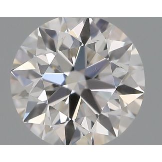 0.32 Carat Round F VVS1 EX IGI Natural Diamond