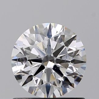 0.70 Carat Round D SI2 EX GIA Natural Diamond