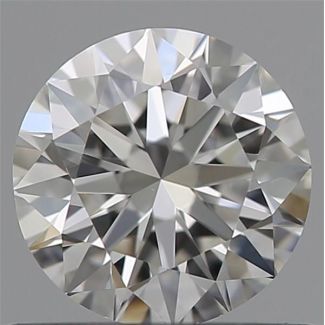 0.58 Carat Round H VS1 EX GIA Natural Diamond