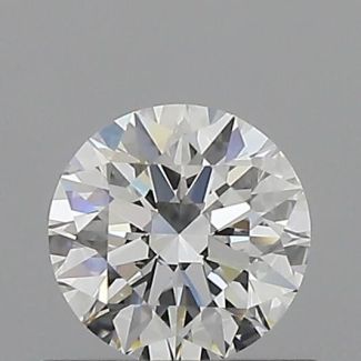 0.51 Carat Round E VVS1 EX GIA Natural Diamond