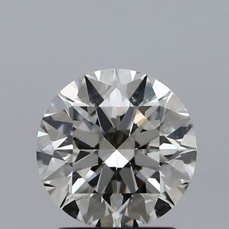 1.51 Carat Round J SI1 EX GIA Natural Diamond