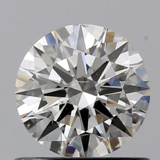 0.61 Carat Round K SI1 EX VG GIA Natural Diamond