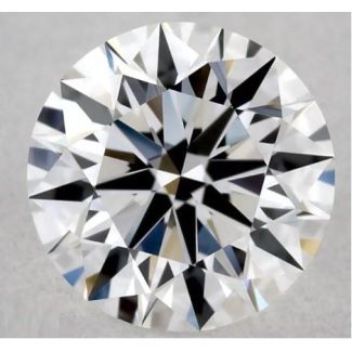 0.39 Carat Round E VVS1 EX GIA Natural Diamond