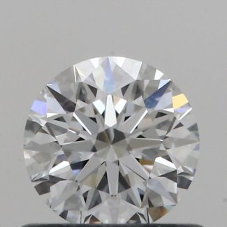 0.56 Carat Round D VS1 EX GIA Natural Diamond