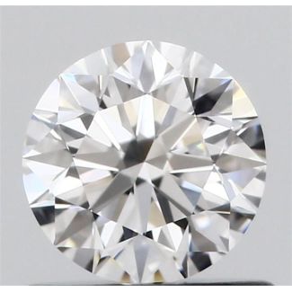 0.59 Carat Round D FL EX GIA Natural Diamond