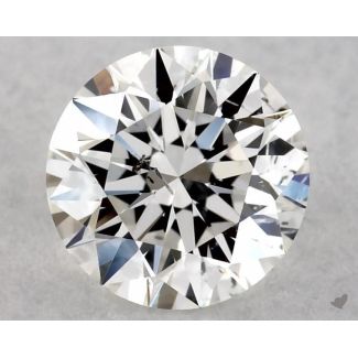 0.50 Carat Round G SI2 EX GIA Natural Diamond