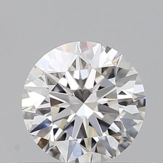 0.5 Carat Round E VVS2 EX GIA Natural Diamond