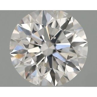 0.31 Carat Round G SI2 VG EX GIA Natural Diamond