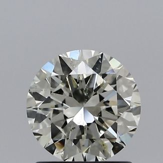 1.01 Carat Round K SI2 EX VG IGI Natural Diamond