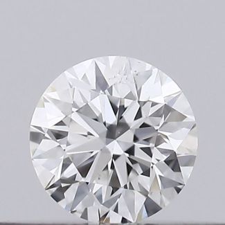 0.18 Carat Round E SI1 EX GIA Natural Diamond