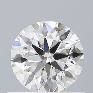 0.5 Carat Round E VVS1 EX VG GIA Natural Diamond