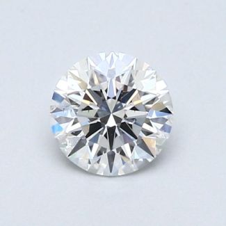 0.55 Carat Round D SI1 EX GIA Natural Diamond