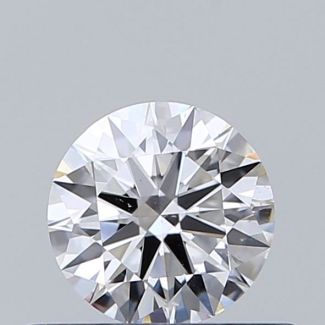 0.45 Carat Round D VS2 EX GIA Natural Diamond