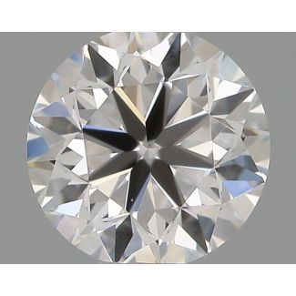 0.4 Carat Round E VVS1 VG EX GIA Natural Diamond