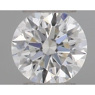 0.18 Carat Round G VVS1 EX GIA Natural Diamond