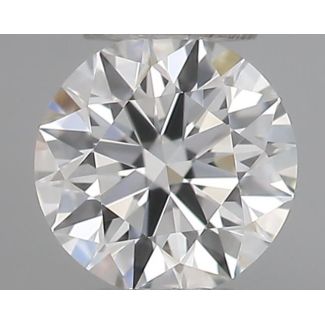 0.22 Carat Round G IF EX GIA Natural Diamond