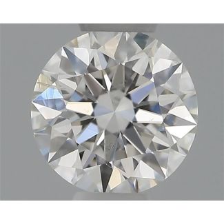 0.31 Carat Round G SI2 EX GIA Natural Diamond