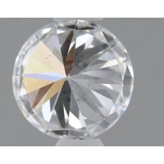 0.36 Carat Round D VS2 EX GIA Natural Diamond