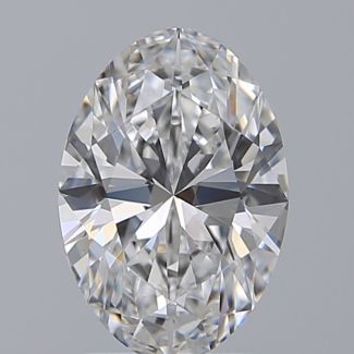 1.71 Carat Oval E VS1 - EX GIA Natural Diamond