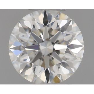 0.31 Carat Round G VVS2 EX IGI Natural Diamond