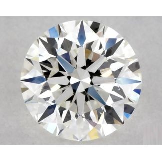 0.35 Carat Round H VVS1 EX GIA Natural Diamond