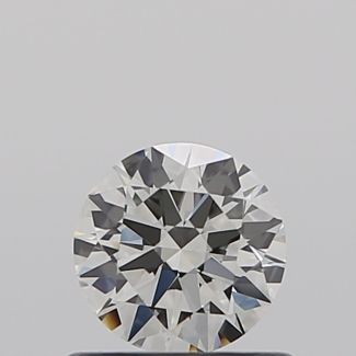 0.50 Carat Round I VS2 EX GIA Natural Diamond