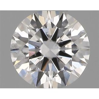 0.31 Carat Round F SI1 EX VG GIA Natural Diamond