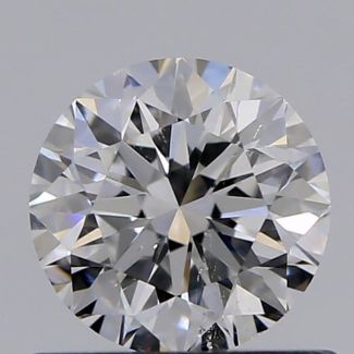 0.60 Carat Round E SI1 VG GIA Natural Diamond