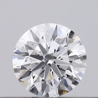 0.21 Carat Round D VS1 EX GIA Natural Diamond