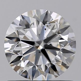 0.80 Carat Round D SI1 VG EX GIA Natural Diamond