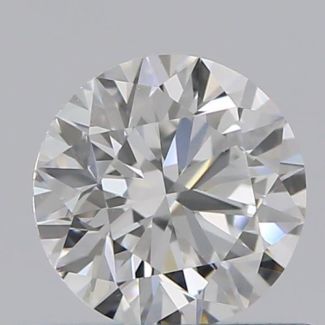 0.50 Carat Round F VS1 EX VG GIA Natural Diamond