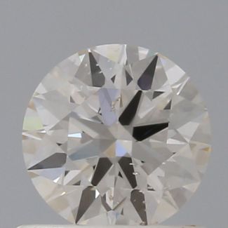 0.60 Carat Round J SI2 EX GIA Natural Diamond