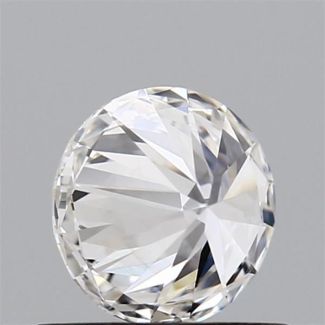 0.62 Carat Round F VVS1 EX GIA Natural Diamond