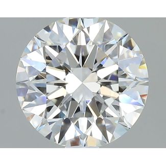 1.7 Carat Round H VVS2 EX GIA Natural Diamond