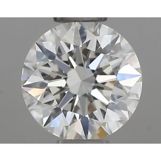 0.4 Carat Round H VVS2 EX IGI Natural Diamond