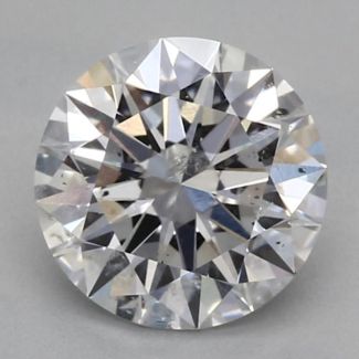 0.71 Carat Round D SI2 EX GIA Natural Diamond