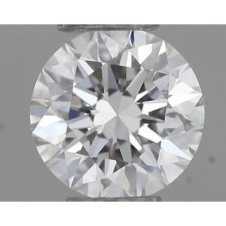 0.20 Carat Round F VVS1 VG EX GIA Natural Diamond