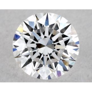 0.36 Carat Round D VVS2 EX GIA Natural Diamond