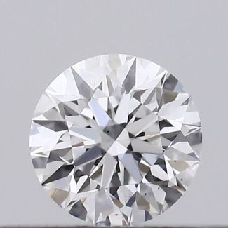 0.21 Carat Round D VS1 EX GIA Natural Diamond