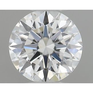 0.23 Carat Round E VVS1 EX GIA Natural Diamond