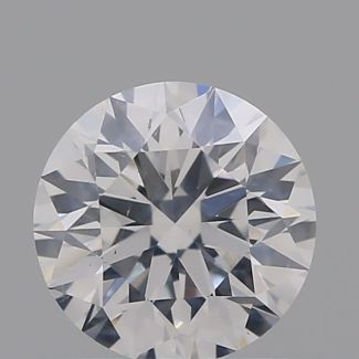 0.58 Carat Round D SI2 EX GIA Natural Diamond