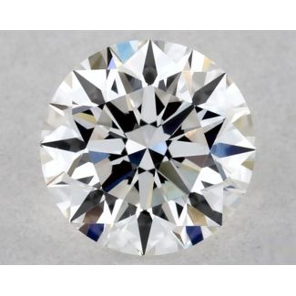 0.34 Carat Round F VS1 EX GIA Natural Diamond