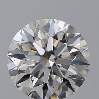 1.00 Carat Round F VS2 EX GIA Natural Diamond