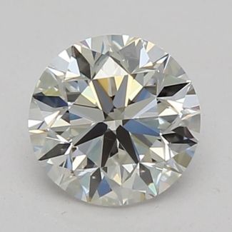 0.45 Carat Round F VVS1 VG EX GIA Natural Diamond