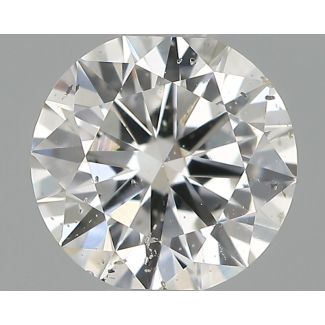 0.41 Carat Round E SI1 EX IGI Natural Diamond