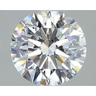 2.01 Carat Round E SI1 EX GIA Natural Diamond