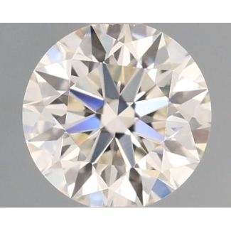 0.33 Carat Round I VVS1 EX IGI Natural Diamond